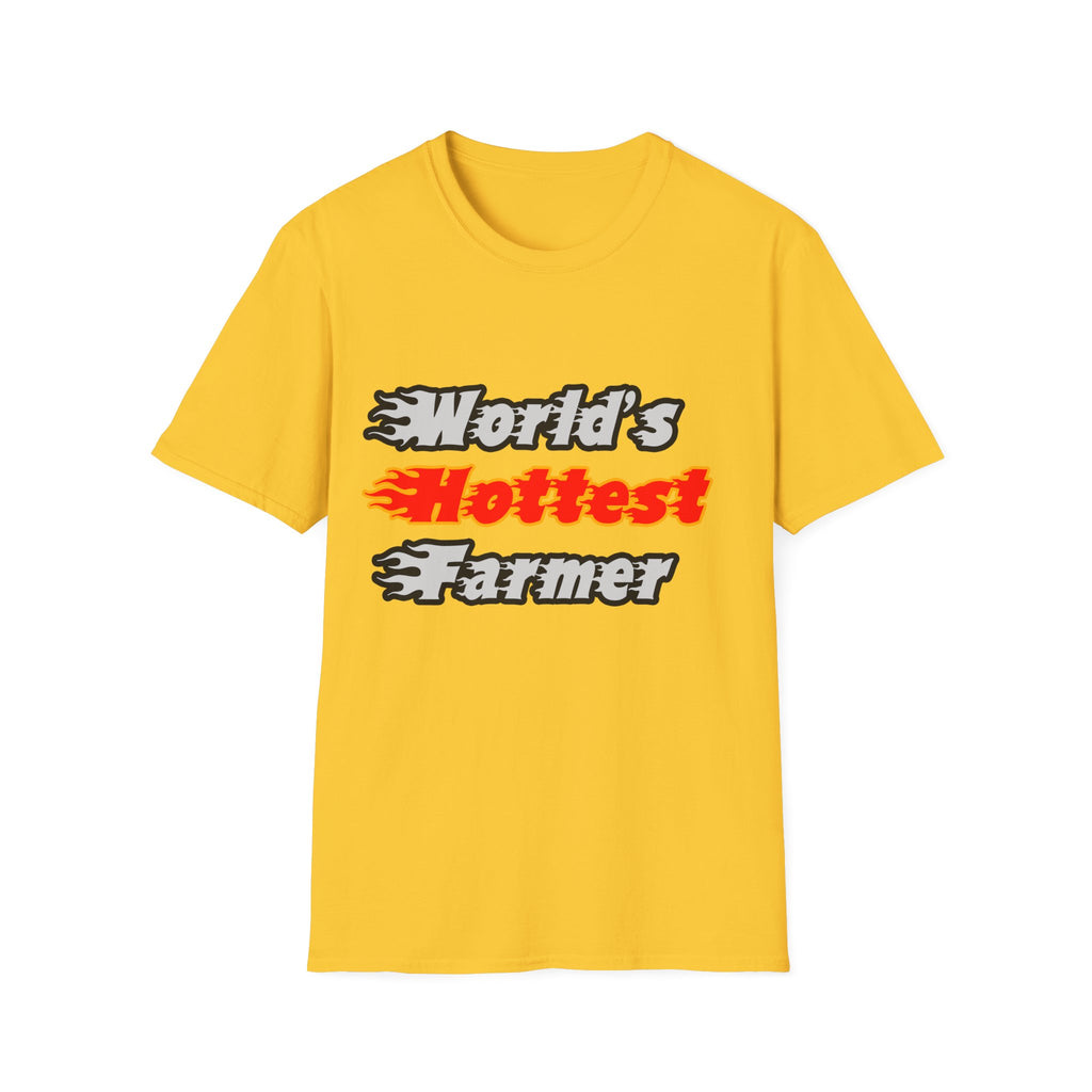 World's Hottest Farmer - Unisex Softstyle T-Shirt