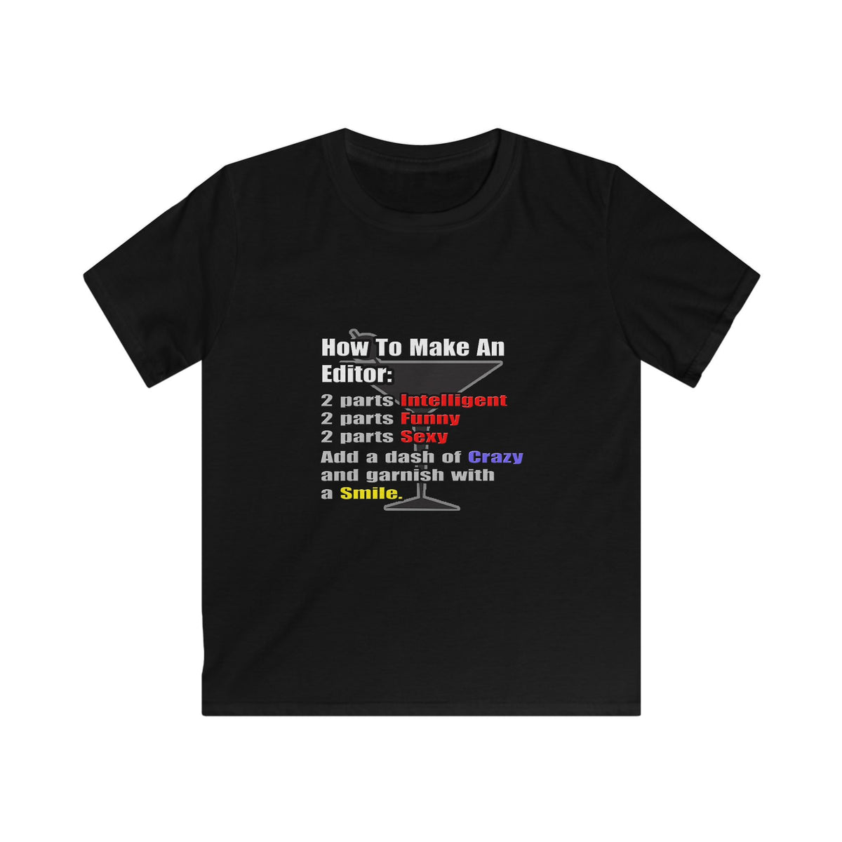 How To Make an Editor - Kids Softstyle Tee