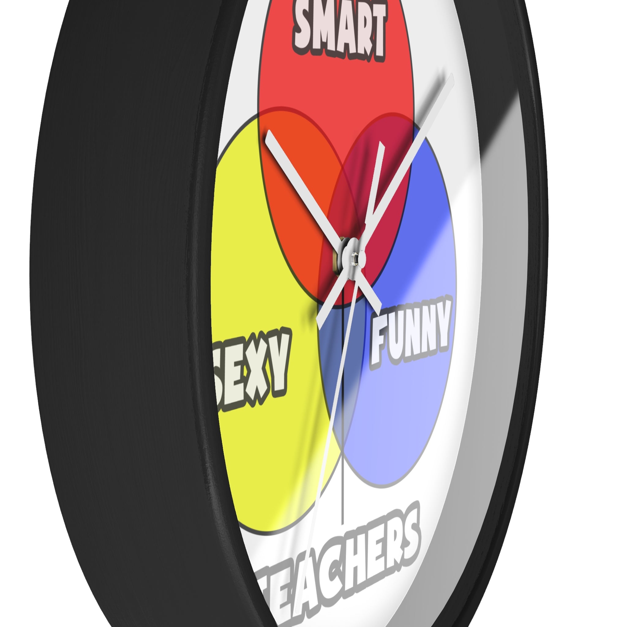 Venn Diagram .. Teachers - Wall Clock