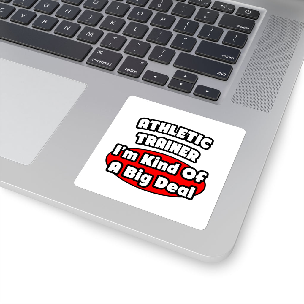 Athletic Trainer ... Big Deal - Square Stickers