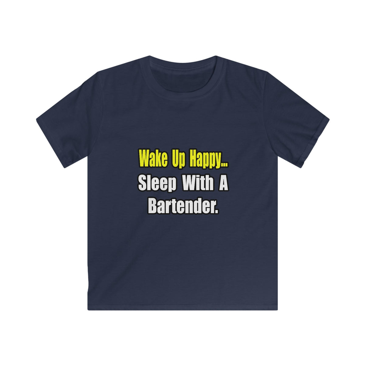 Sleep With a Bartender - Kids Softstyle Tee