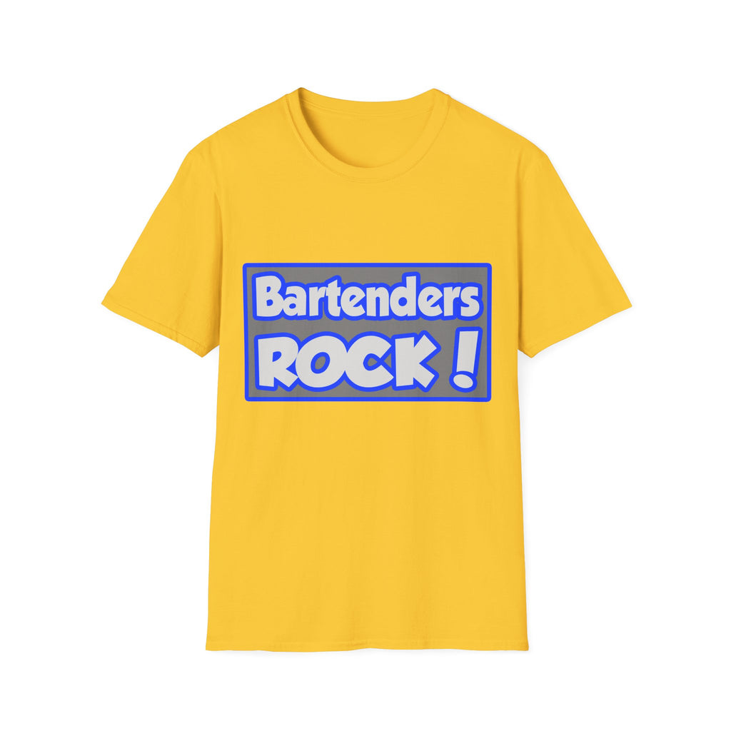Bartenders Rock! - Unisex Softstyle T-Shirt