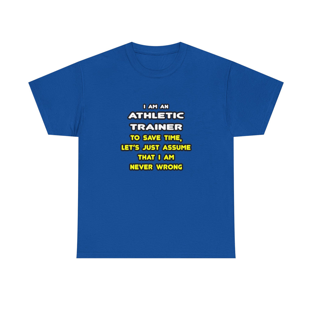 Funny Athletic Trainer T Shirts - Unisex Heavy Cotton Tee