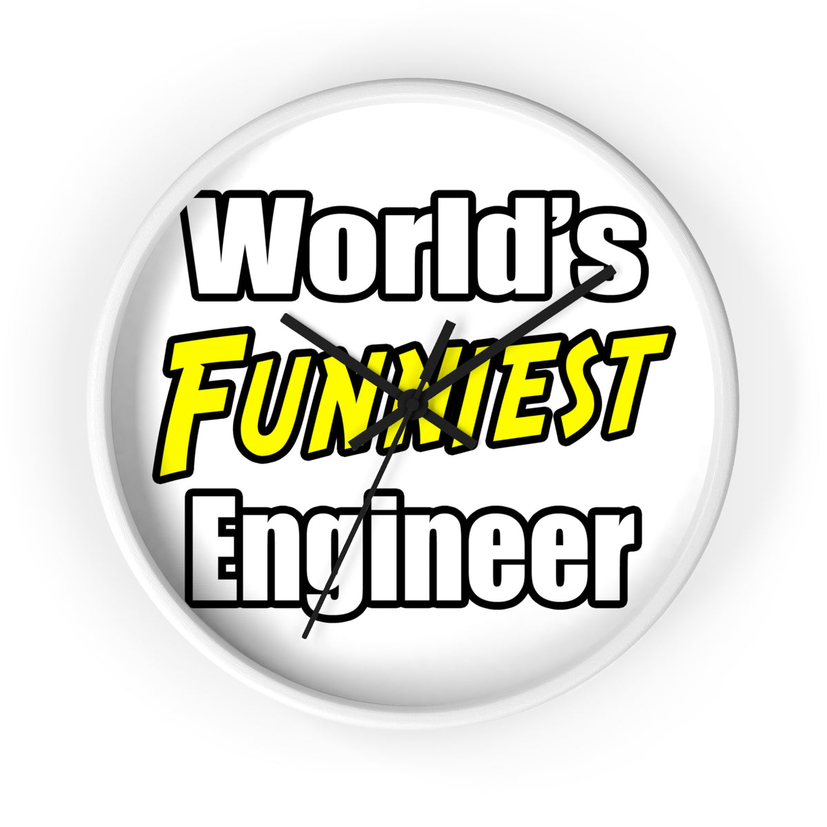 World's Funniest Engineer - Wall Clock