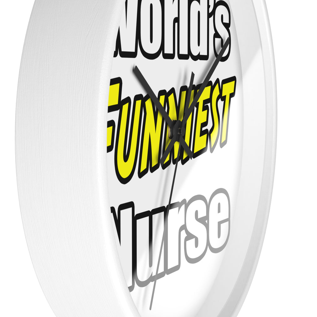 World's Funniest Nurse - Wall Clock