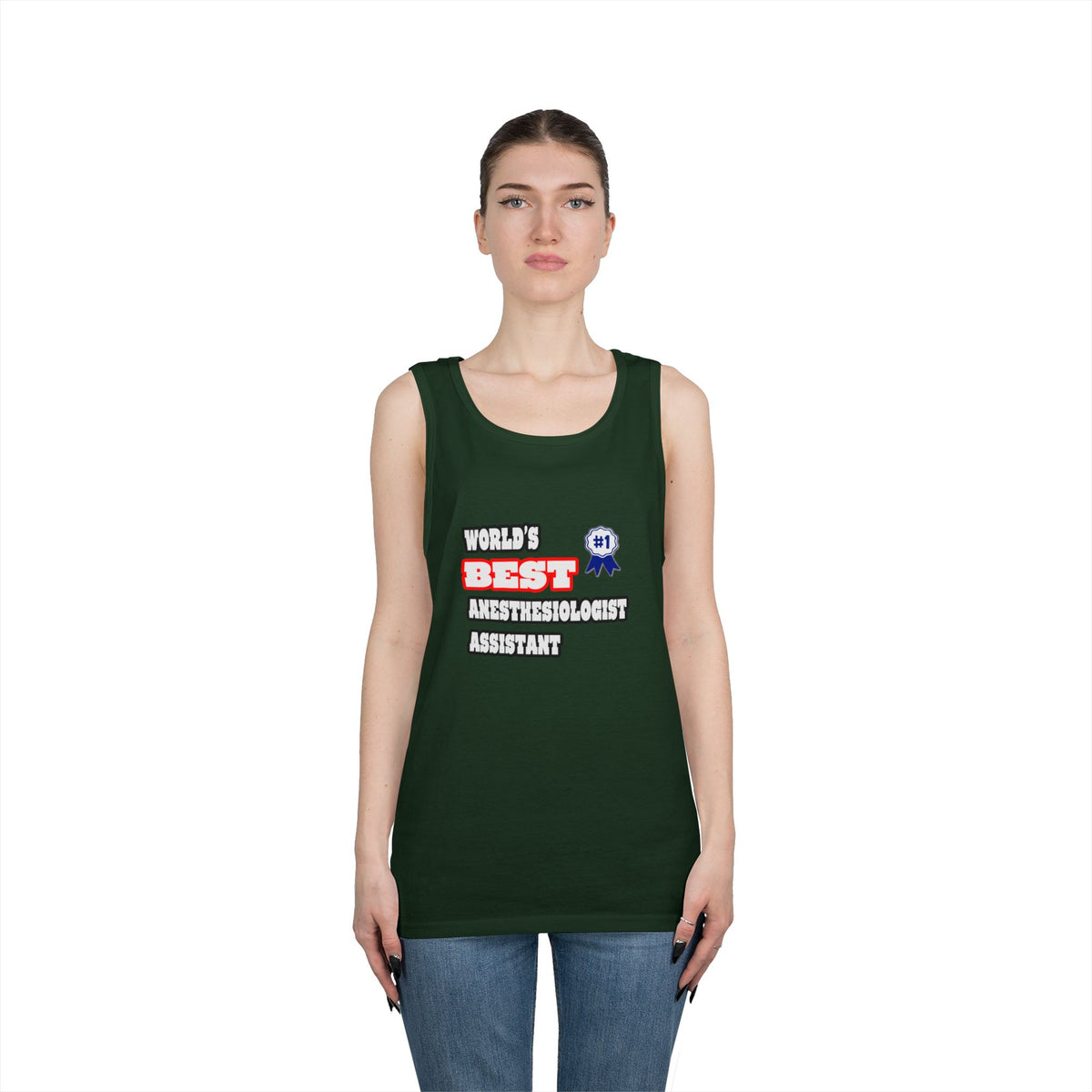 World's Best Anesthesiologist Assistant - Unisex Heavy Cotton Tank Top