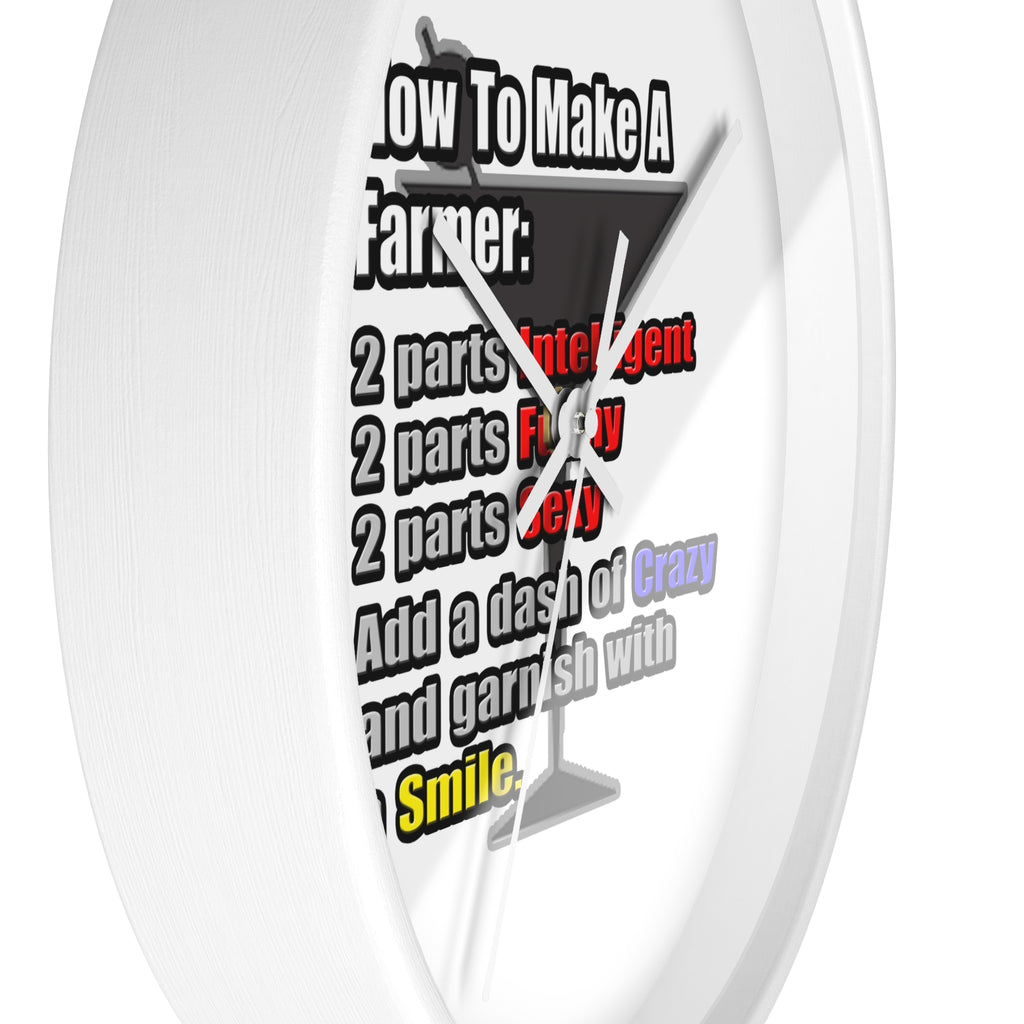 How To Make a Farmer - Wall Clock