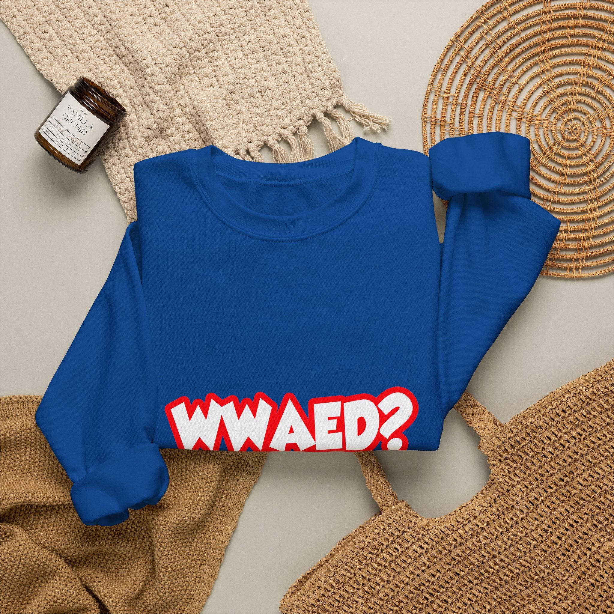 WWAED...What Would an Aerospace Engineer Do - Unisex Heavy Blend™ Crewneck Sweatshirt