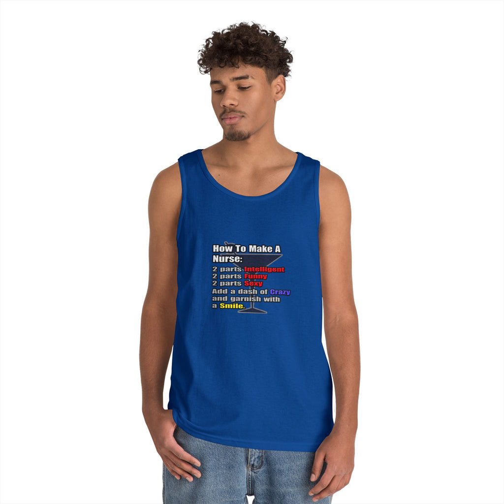 How To Make a Nurse - Unisex Heavy Cotton Tank Top