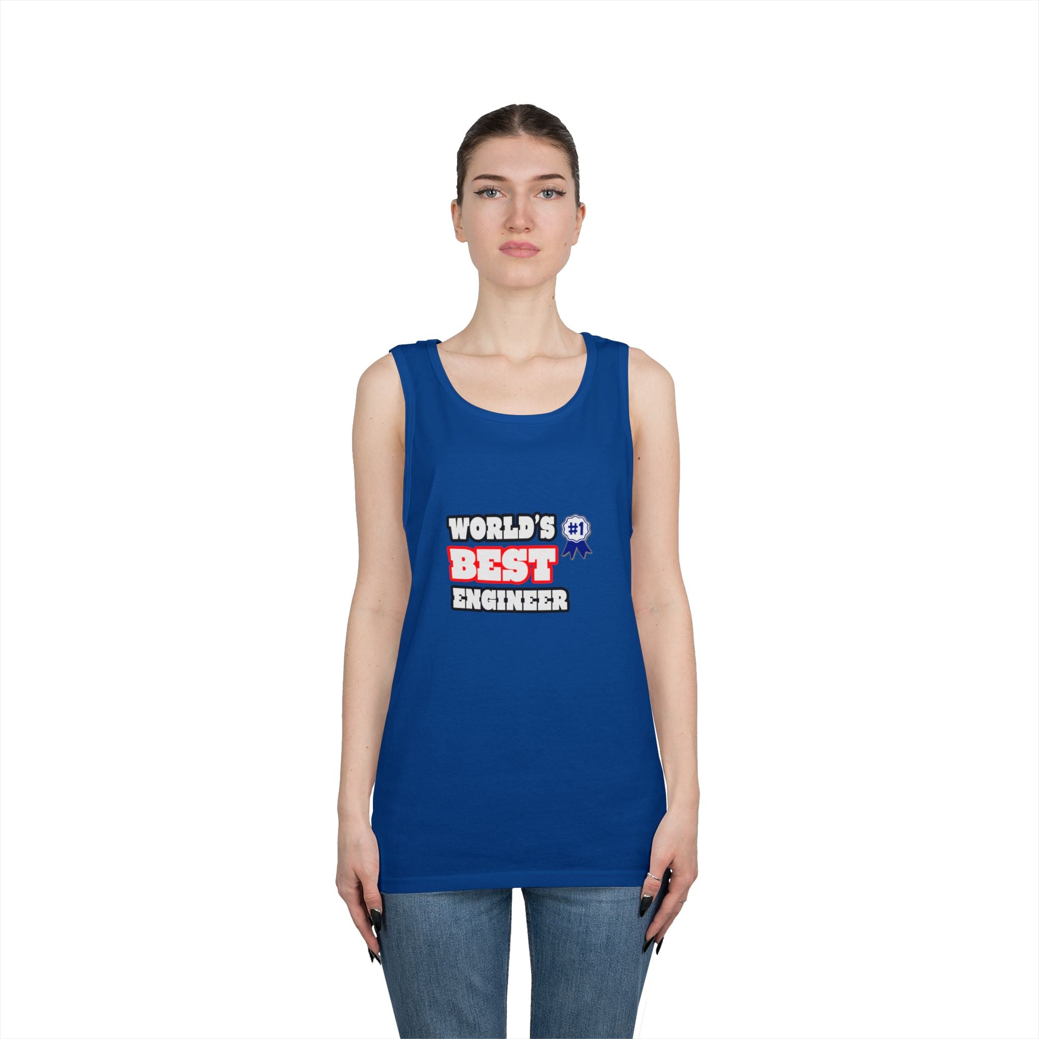 World's Best Engineer - Unisex Heavy Cotton Tank Top