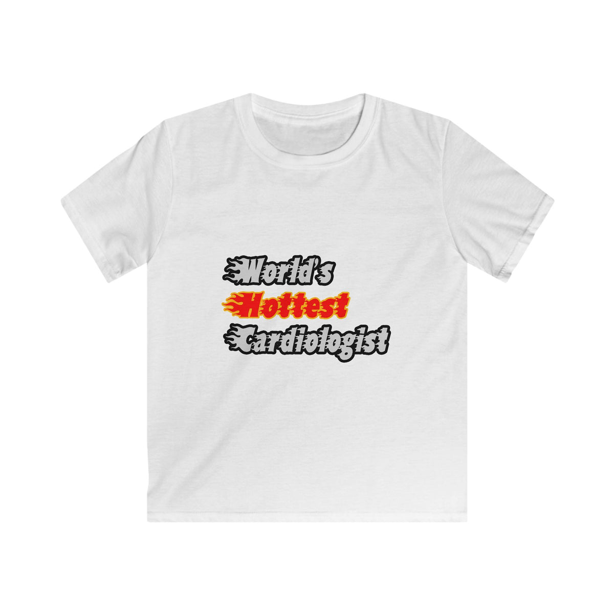 World's Hottest Cardiologist - Kids Softstyle Tee