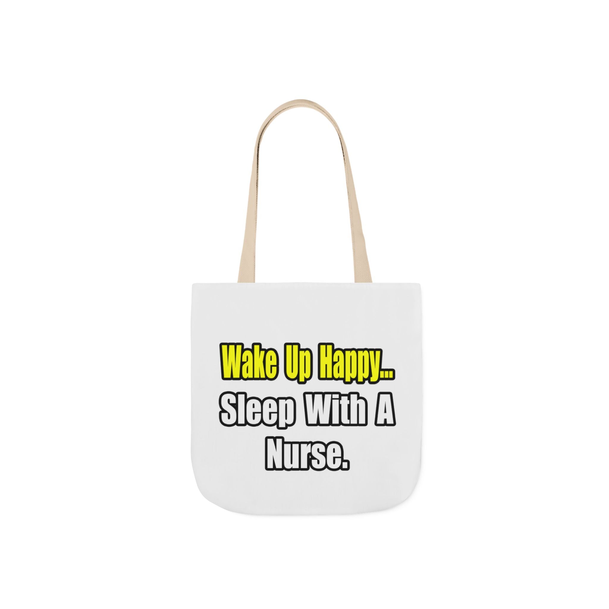 Sleep With a Nurse - Canvas Tote Bag, 5-Color Straps