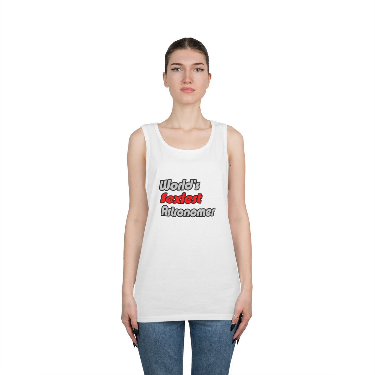 World's Sexiest Astronomer - Unisex Heavy Cotton Tank Top