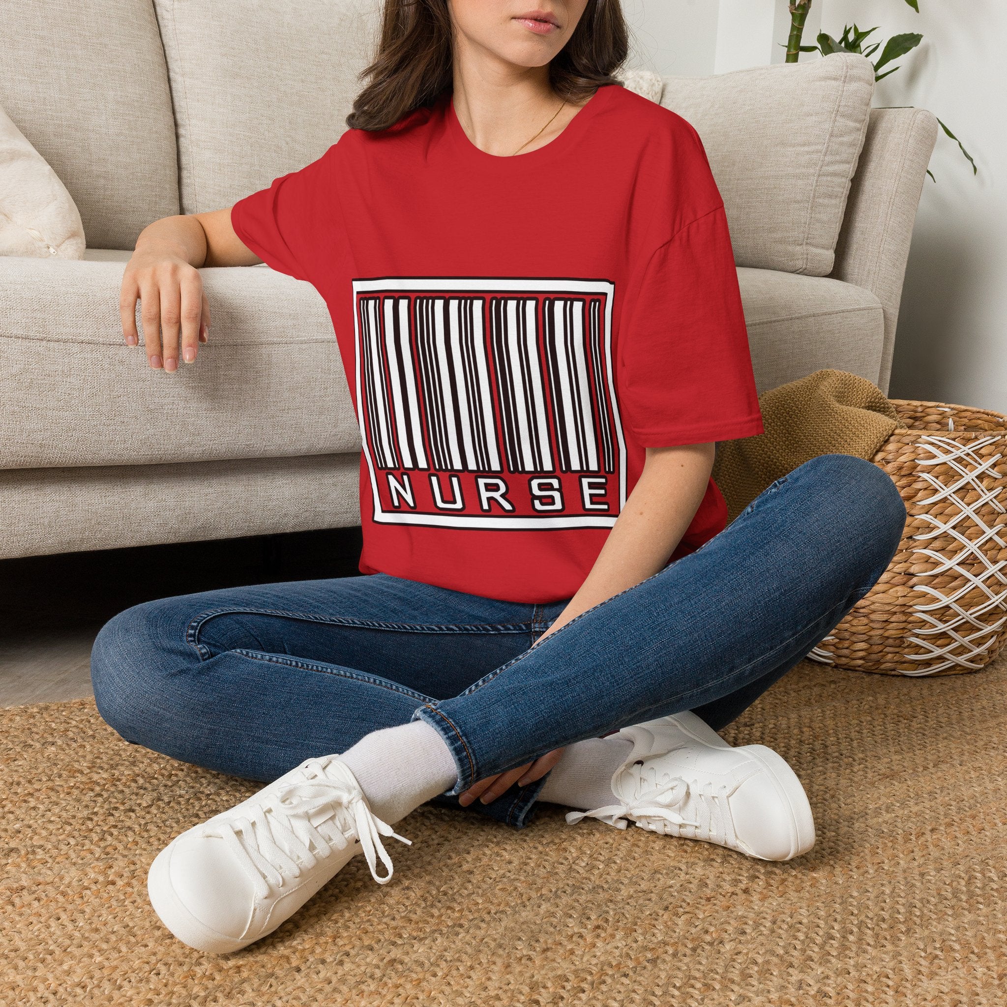 Barcode Nurse - Unisex Softstyle T-Shirt