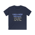Miracles and Clinical Nurse Specialists - Kids Softstyle Tee