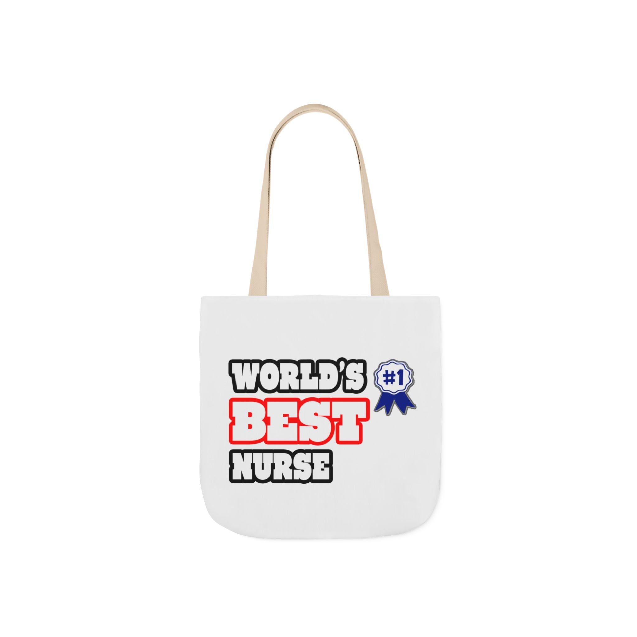 World's Best Nurse - Canvas Tote Bag, 5-Color Straps