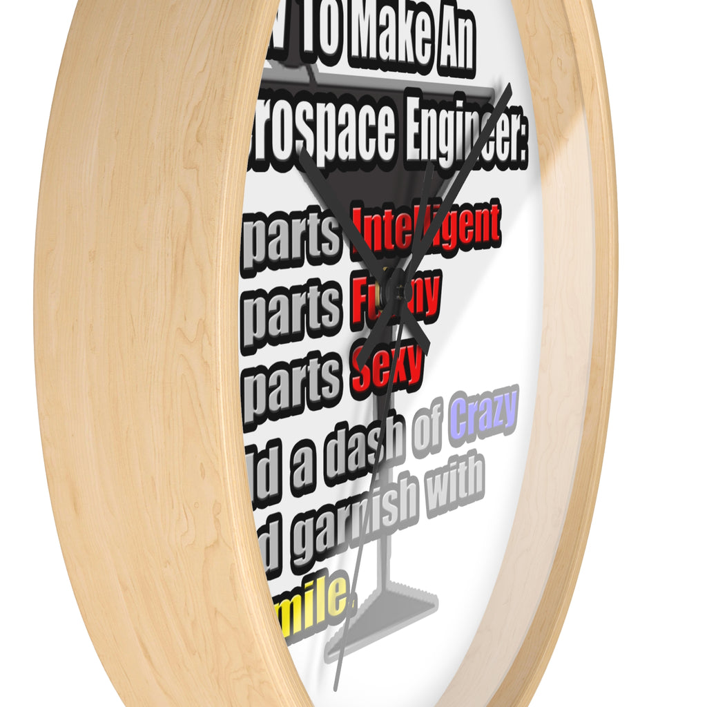 How To Make an Aerospace Engineer - Wall Clock