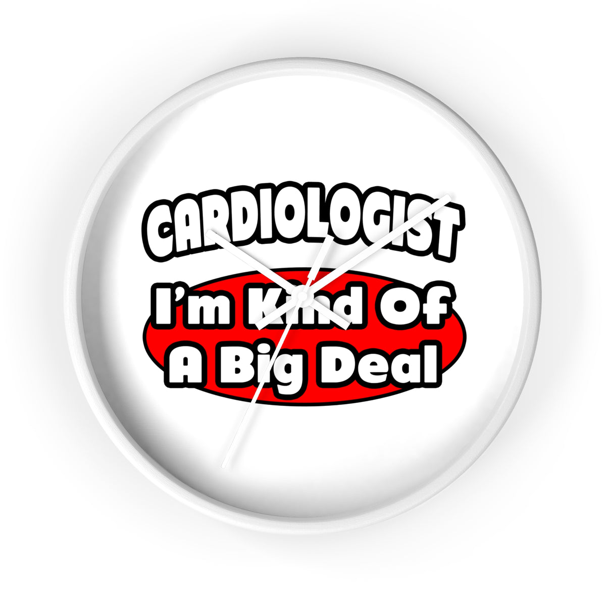 Cardiologist...Big Deal (2) - Wall Clock