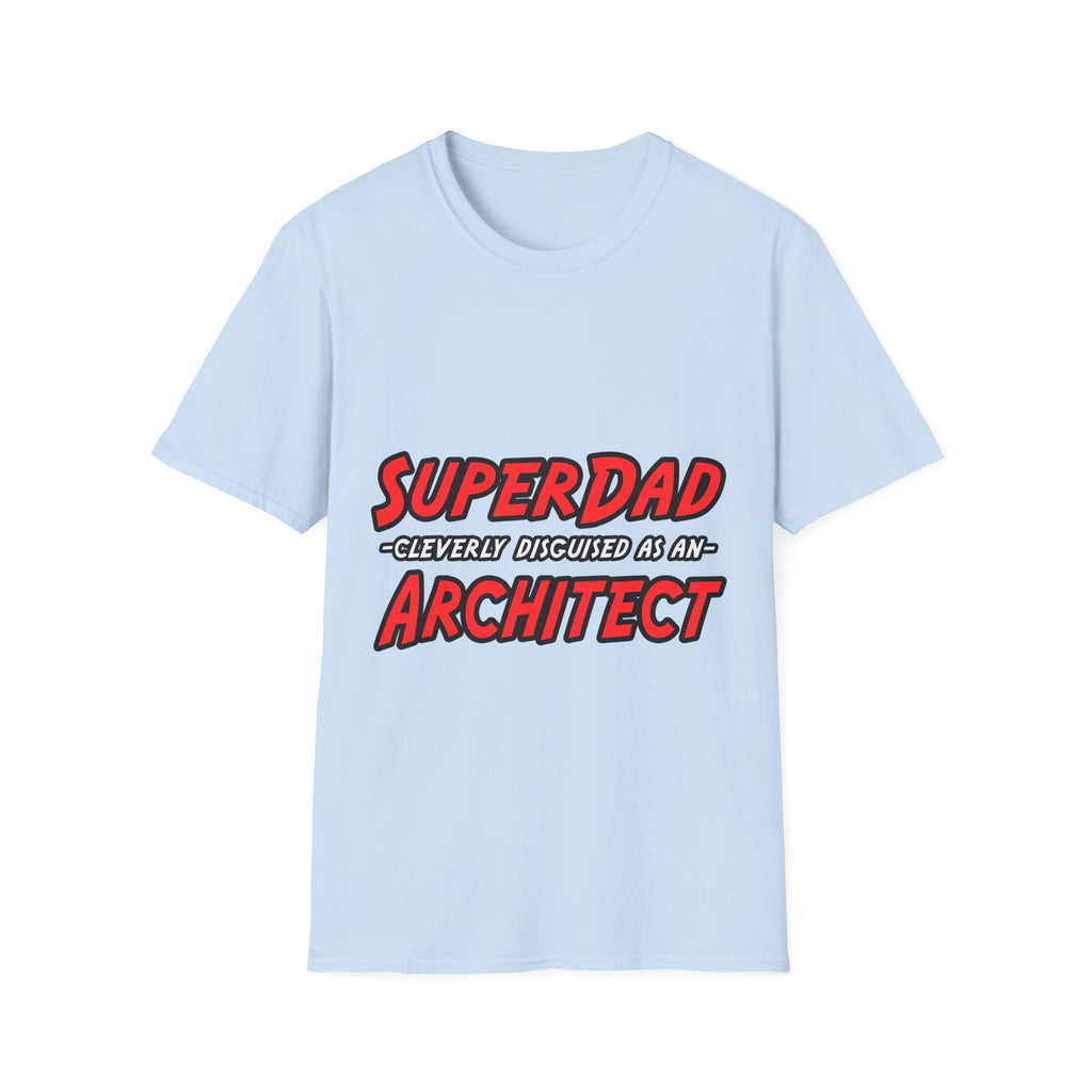SuperDad...Architect - Unisex Softstyle T-Shirt