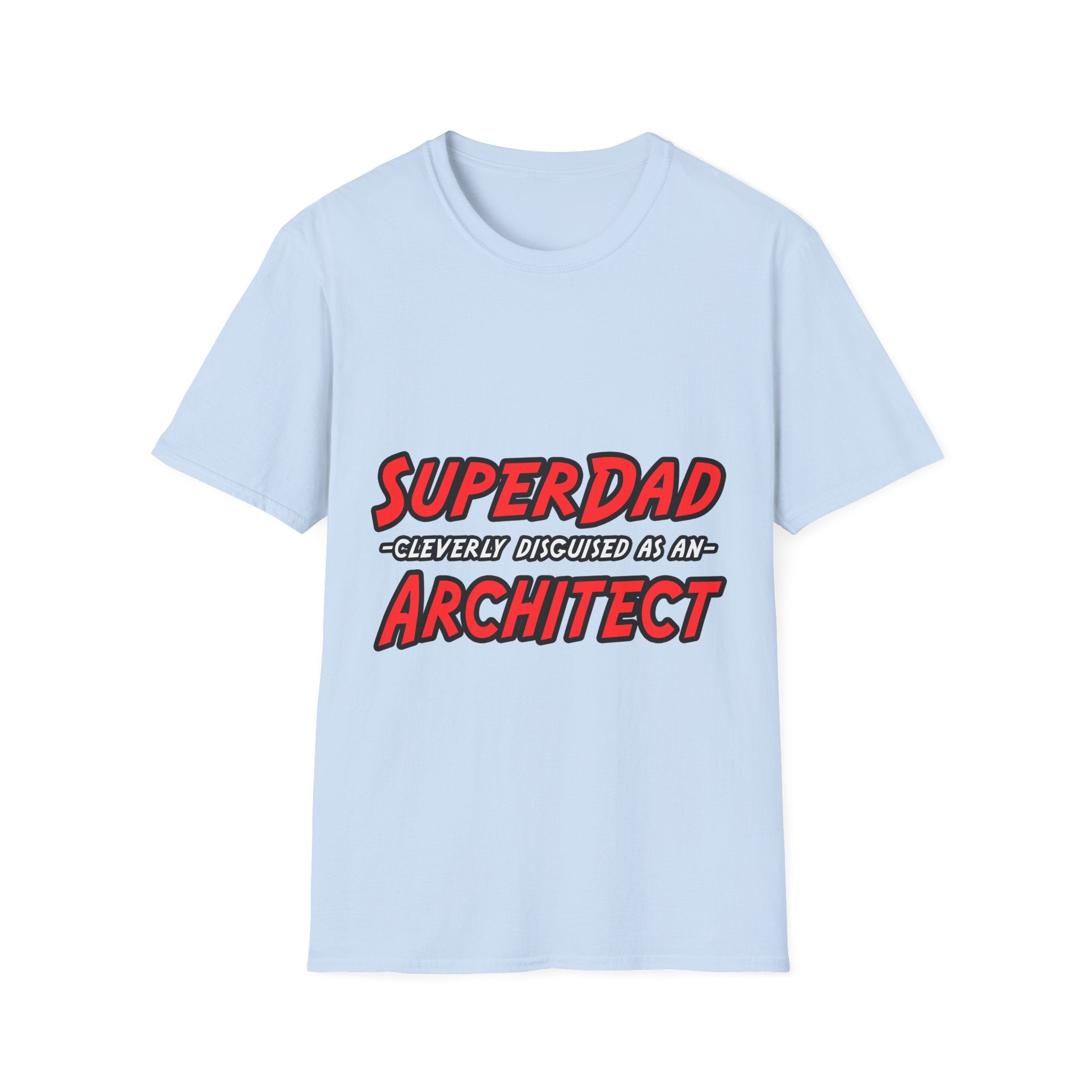SuperDad...Architect - Unisex Softstyle T-Shirt
