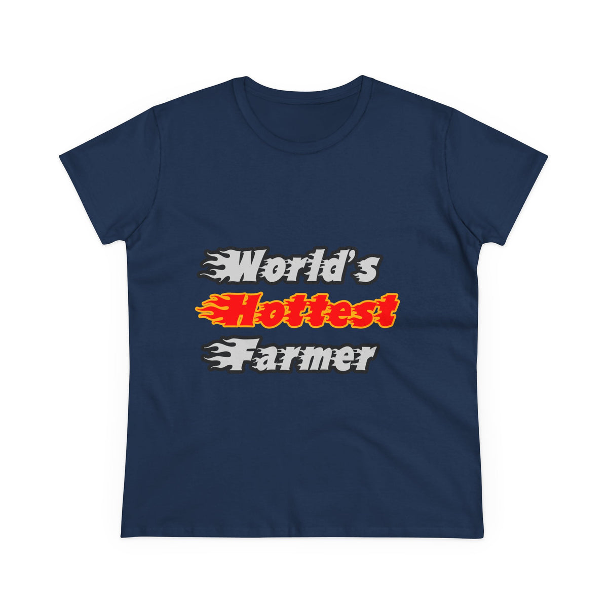 World's Hottest Farmer - Women's Midweight Cotton Tee