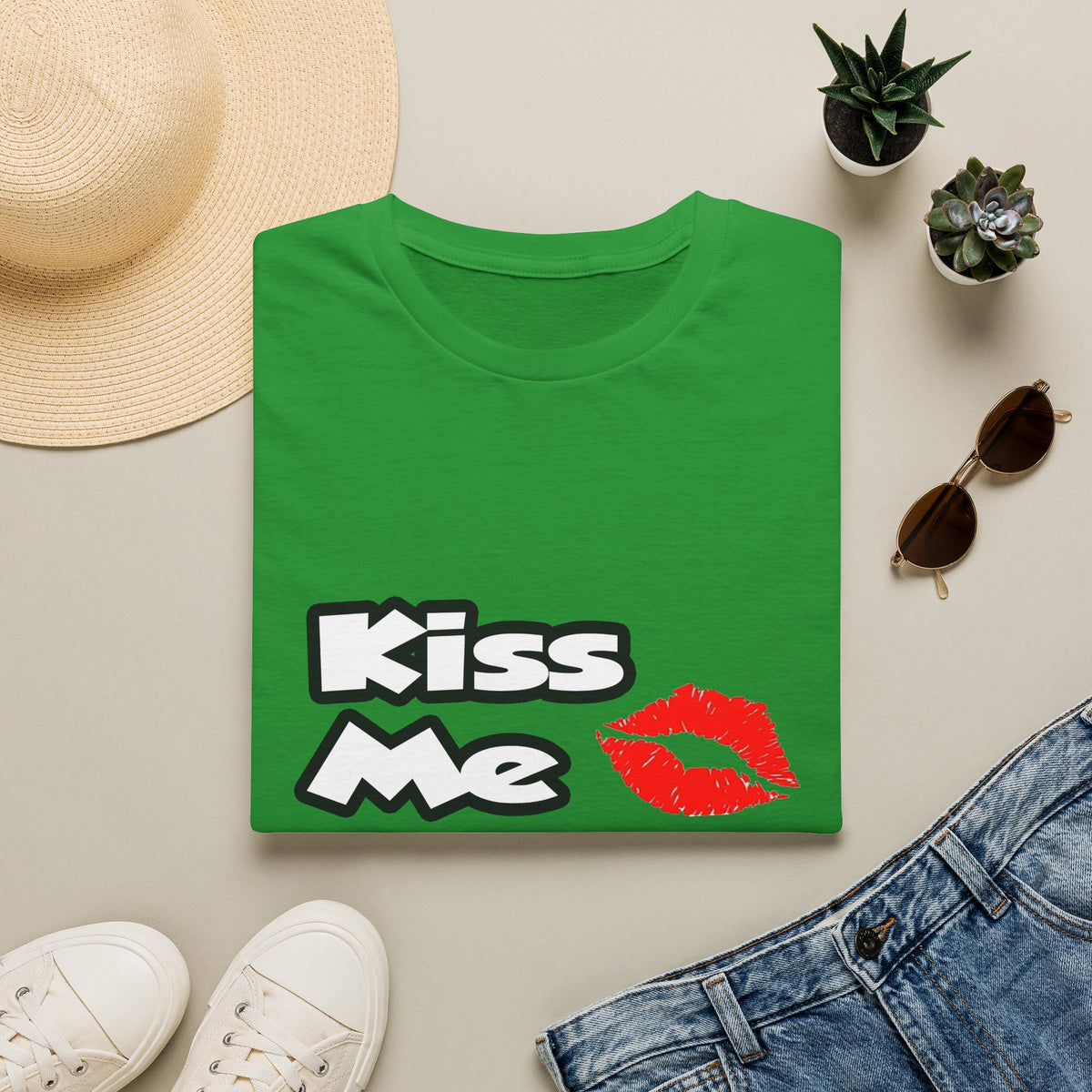 Kiss Me...I Am A Teacher - Unisex Softstyle T-Shirt