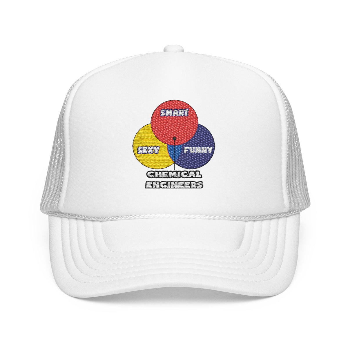 Venn Diagram .. Chemical Engineers - Foam Trucker Hat