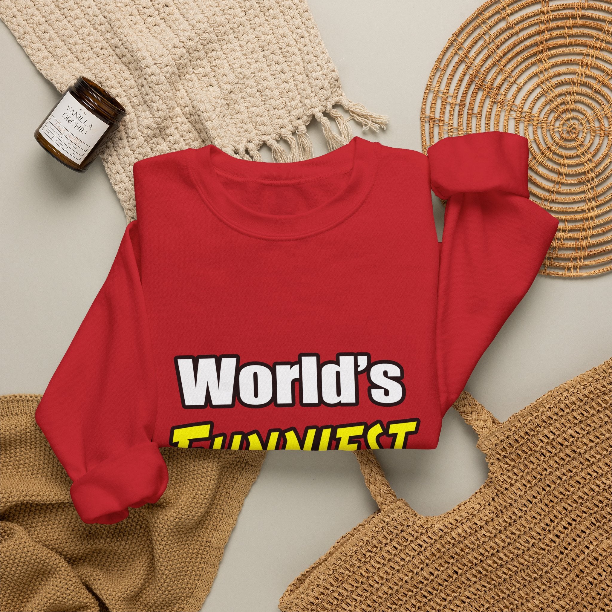 World's Funniest Teacher - Unisex Heavy Blend™ Crewneck Sweatshirt