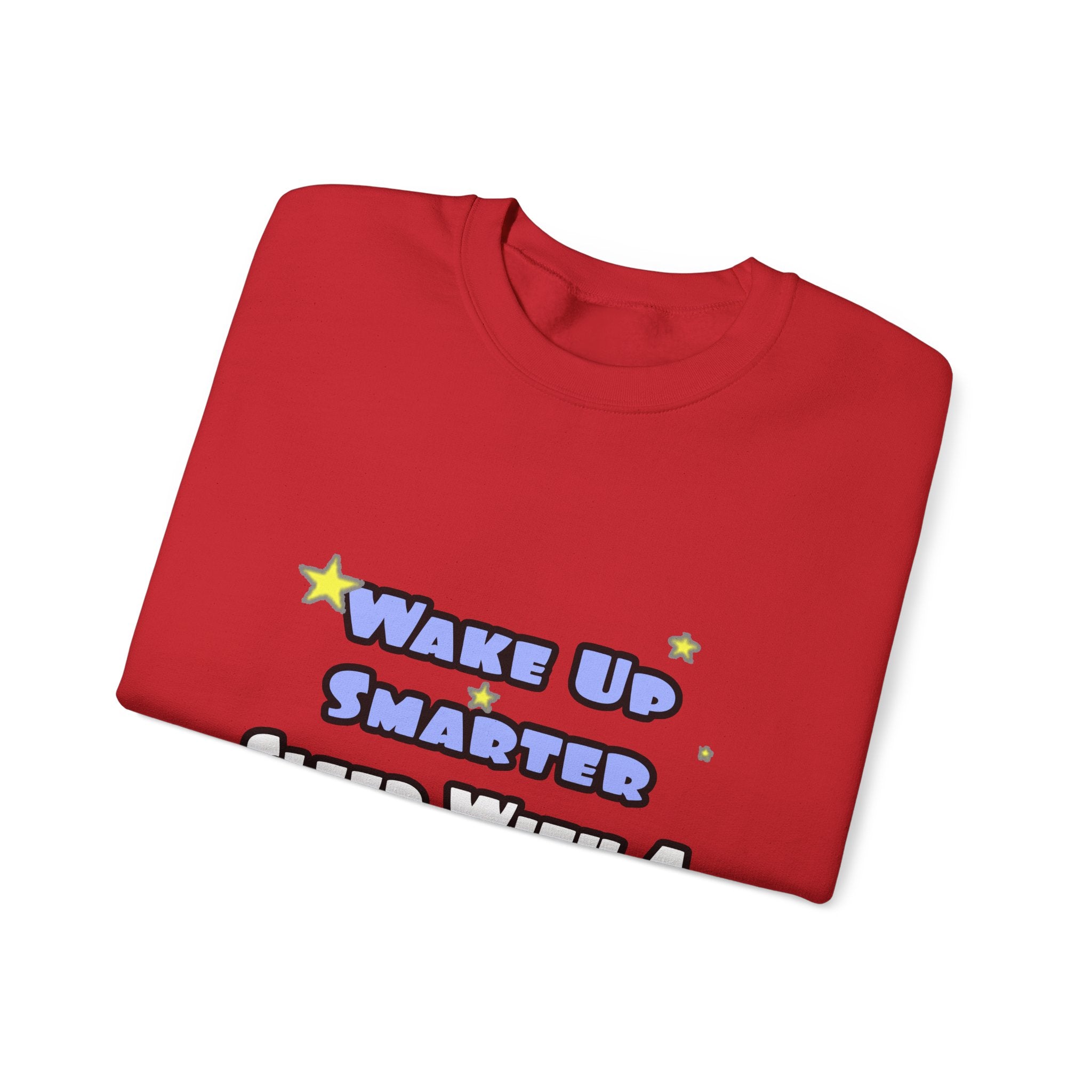 Wake Up Smarter...Sleep With a Teacher - Unisex Heavy Blend™ Crewneck Sweatshirt