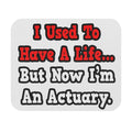 I Used to Have a Life...Actuary - Mouse Pad (Rectangle)