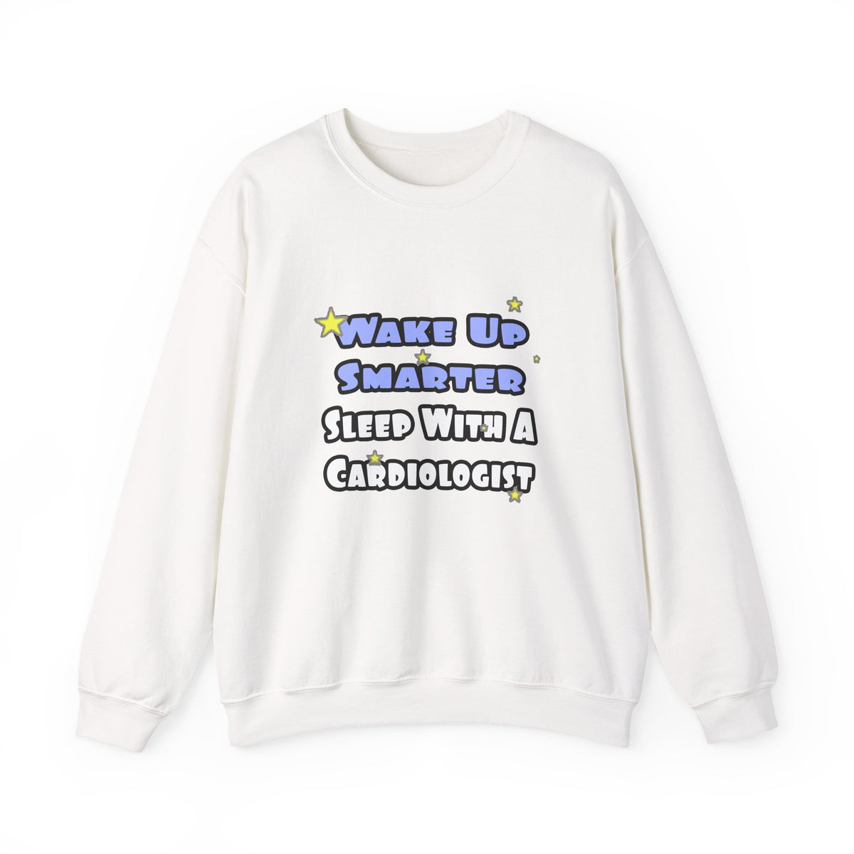 Wake Up Smarter...Sleep With a Cardiologist - Unisex Heavy Blend™ Crewneck Sweatshirt