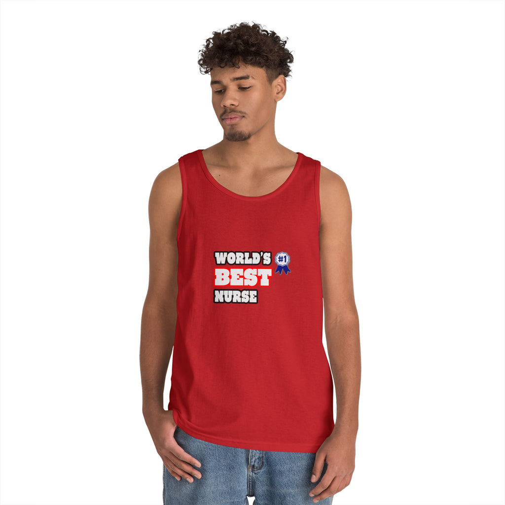 World's Best Nurse - Unisex Heavy Cotton Tank Top