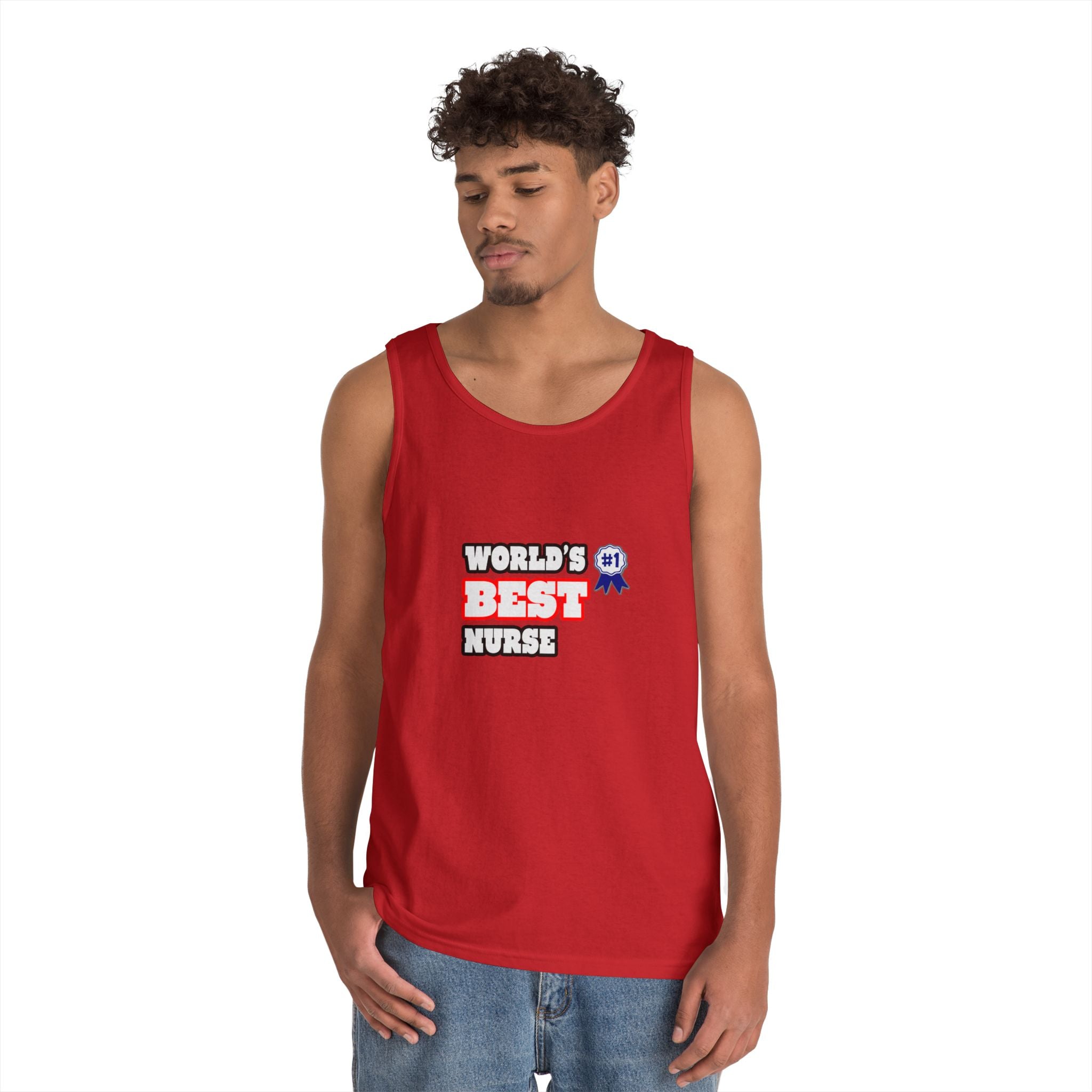 World's Best Nurse - Unisex Heavy Cotton Tank Top