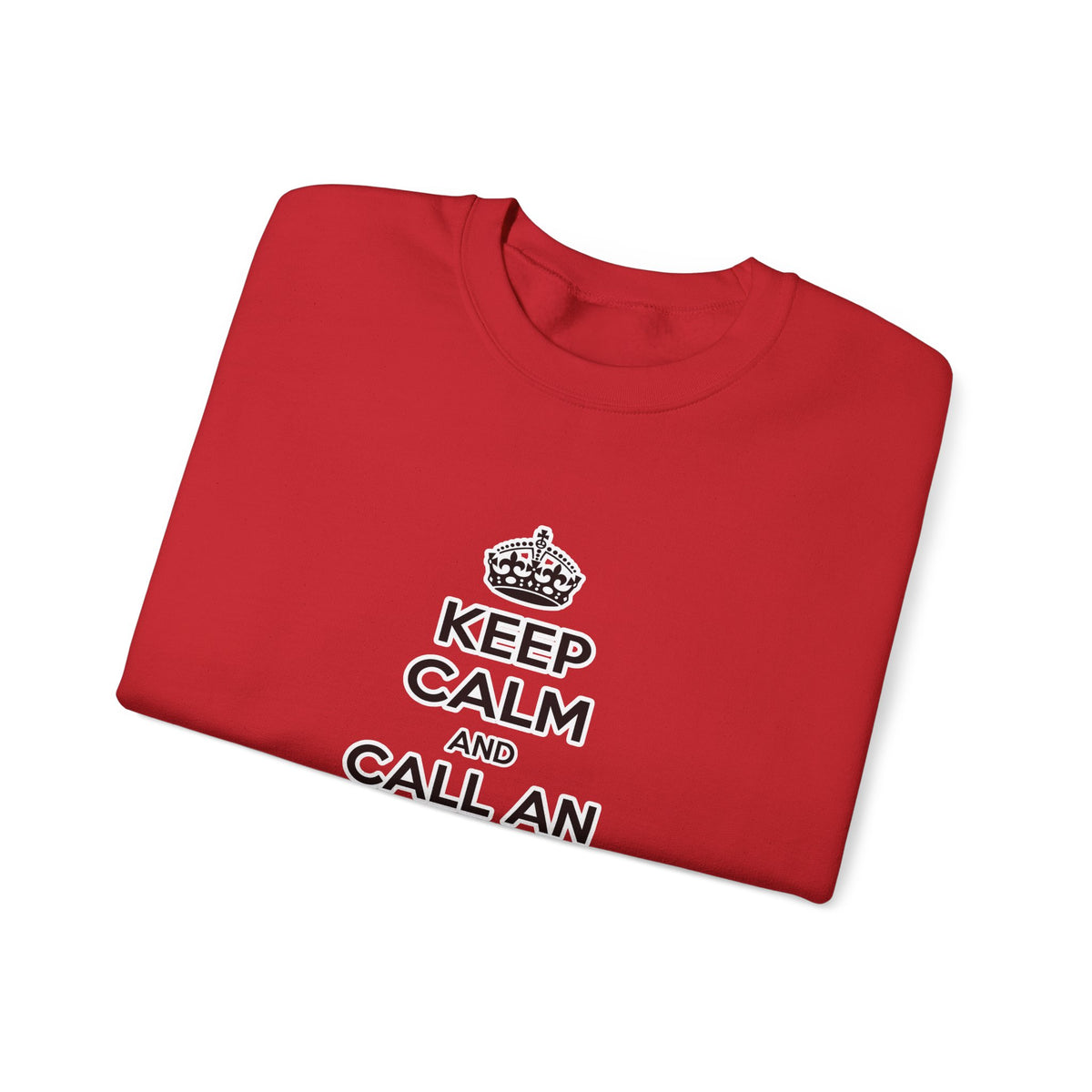 Keep Calm and Call an Emergency Nurse - Unisex Heavy Blend™ Crewneck Sweatshirt