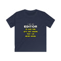 Funny Editor T Shirts and Gifts - Kids Softstyle Tee