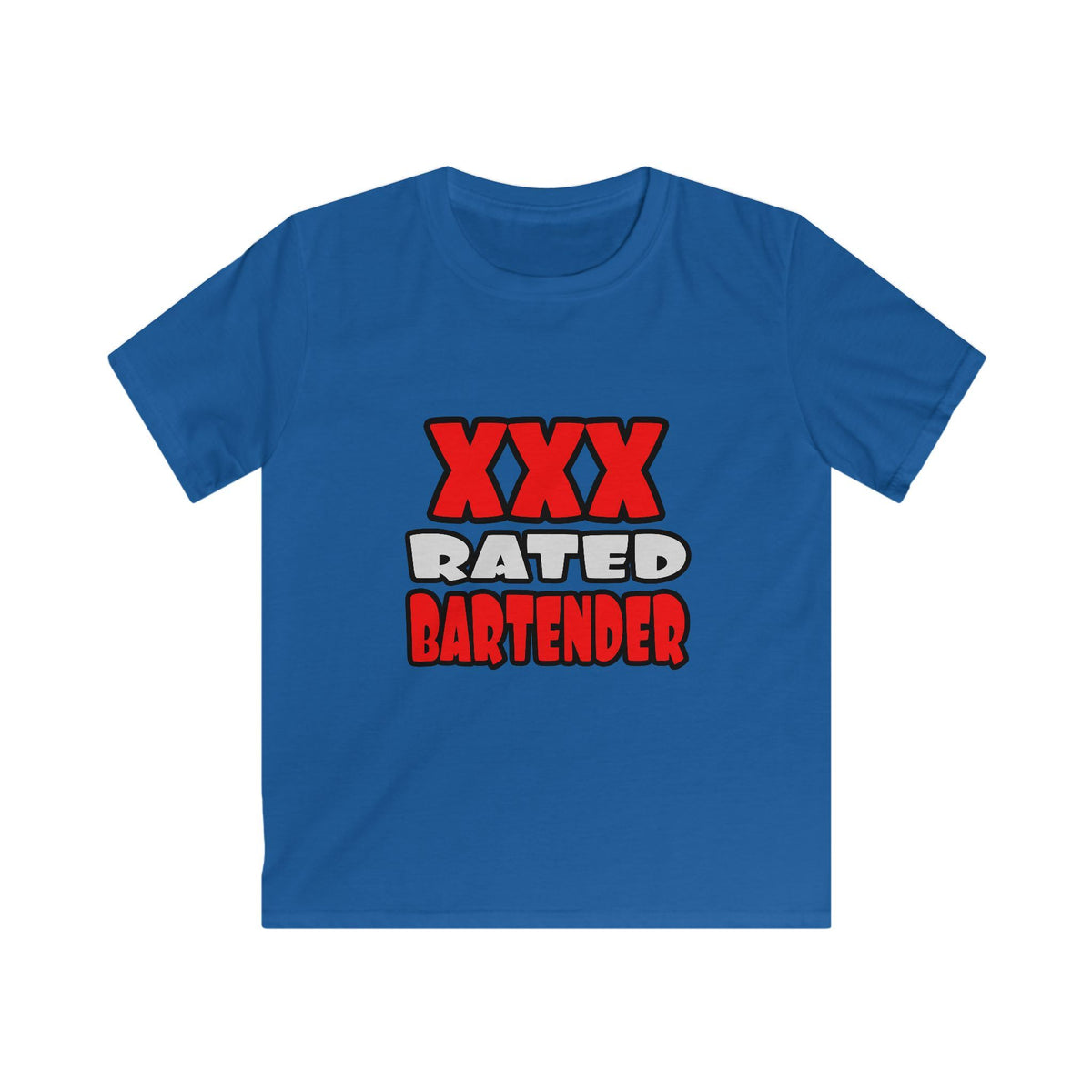 XXX Rated Bartender - Kids Softstyle Tee