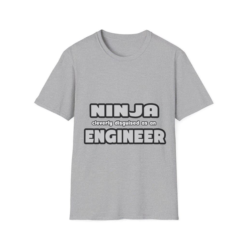 Ninja Cleverly Disguised As An Engineer - Unisex Softstyle T-Shirt