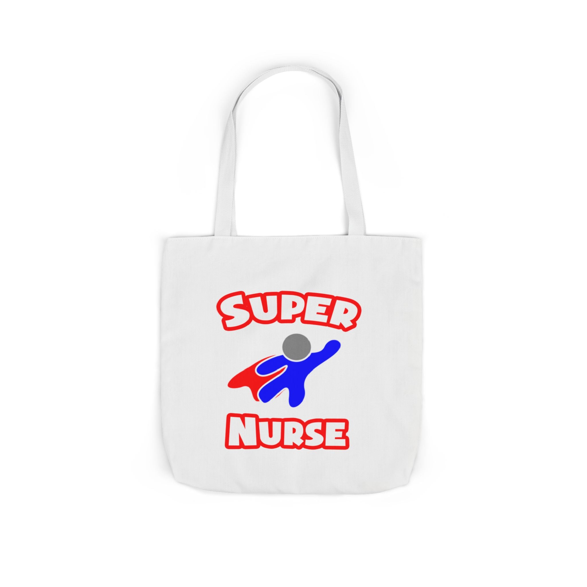 Super Nurse (2) - Canvas Tote Bag, 5-Color Straps