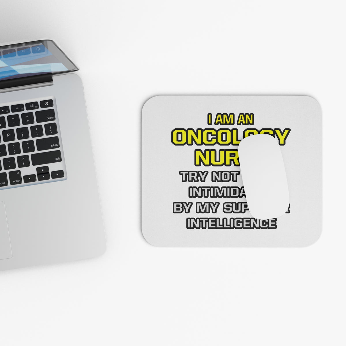 Oncology Nurse...Superior Intelligence - Mouse Pad (Rectangle)