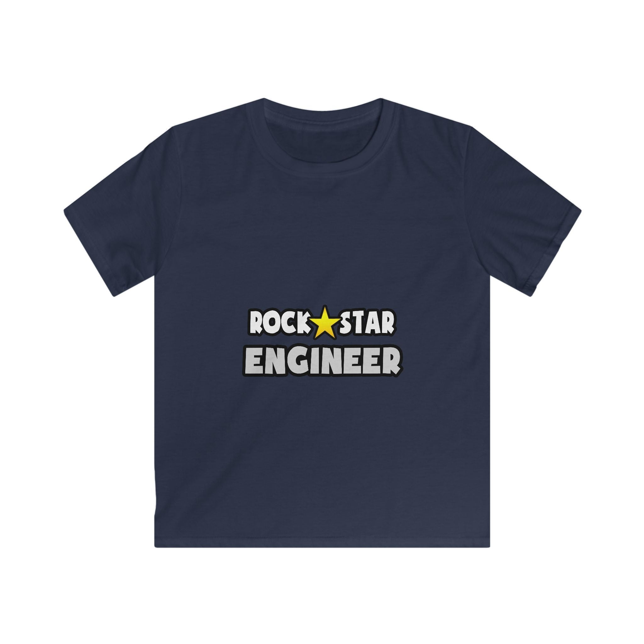 Rock Star Engineer (2) - Kids Softstyle Tee