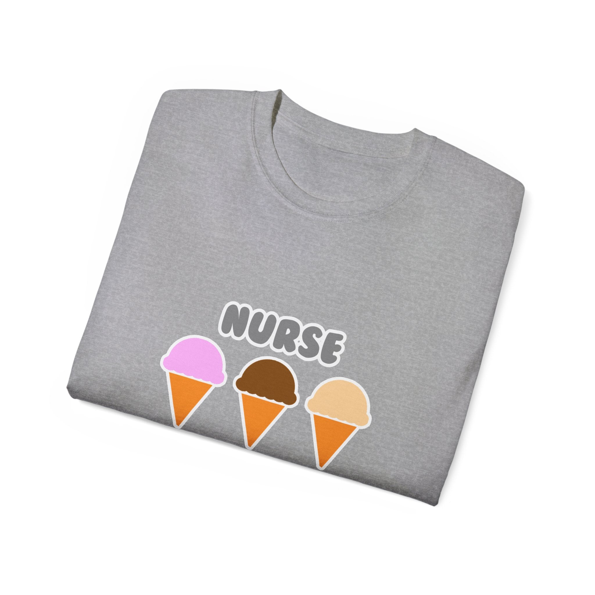 Nurse ... Will Work For Ice Cream - Unisex Ultra Cotton Tee