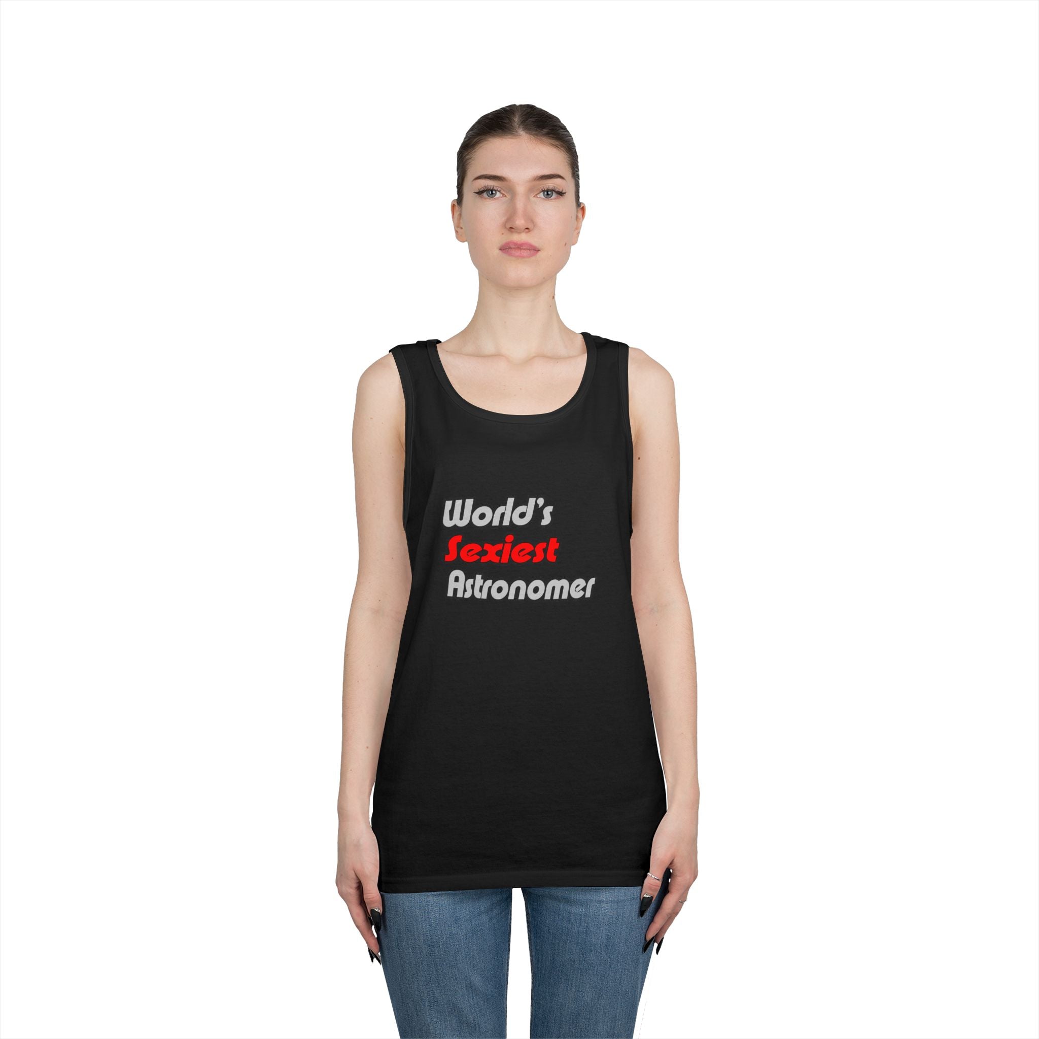 World's Sexiest Astronomer - Unisex Heavy Cotton Tank Top