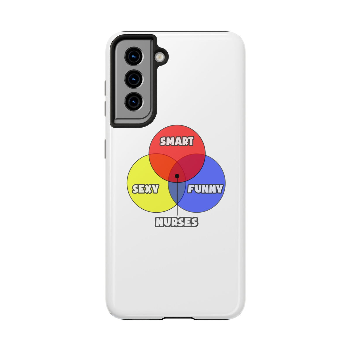 Venn Diagram .. Nurses - Tough Phone Cases