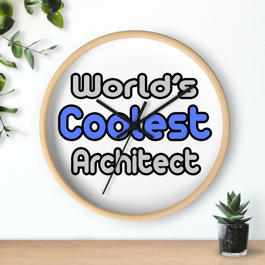 World's Coolest Architect - Wall Clock