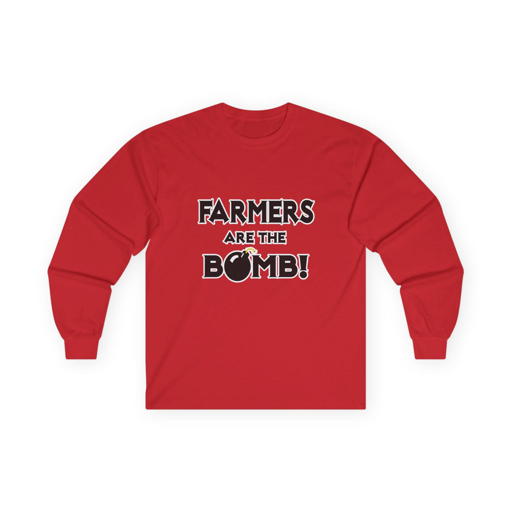 Farmers Are The Bomb! - Unisex Ultra Cotton Long Sleeve Tee