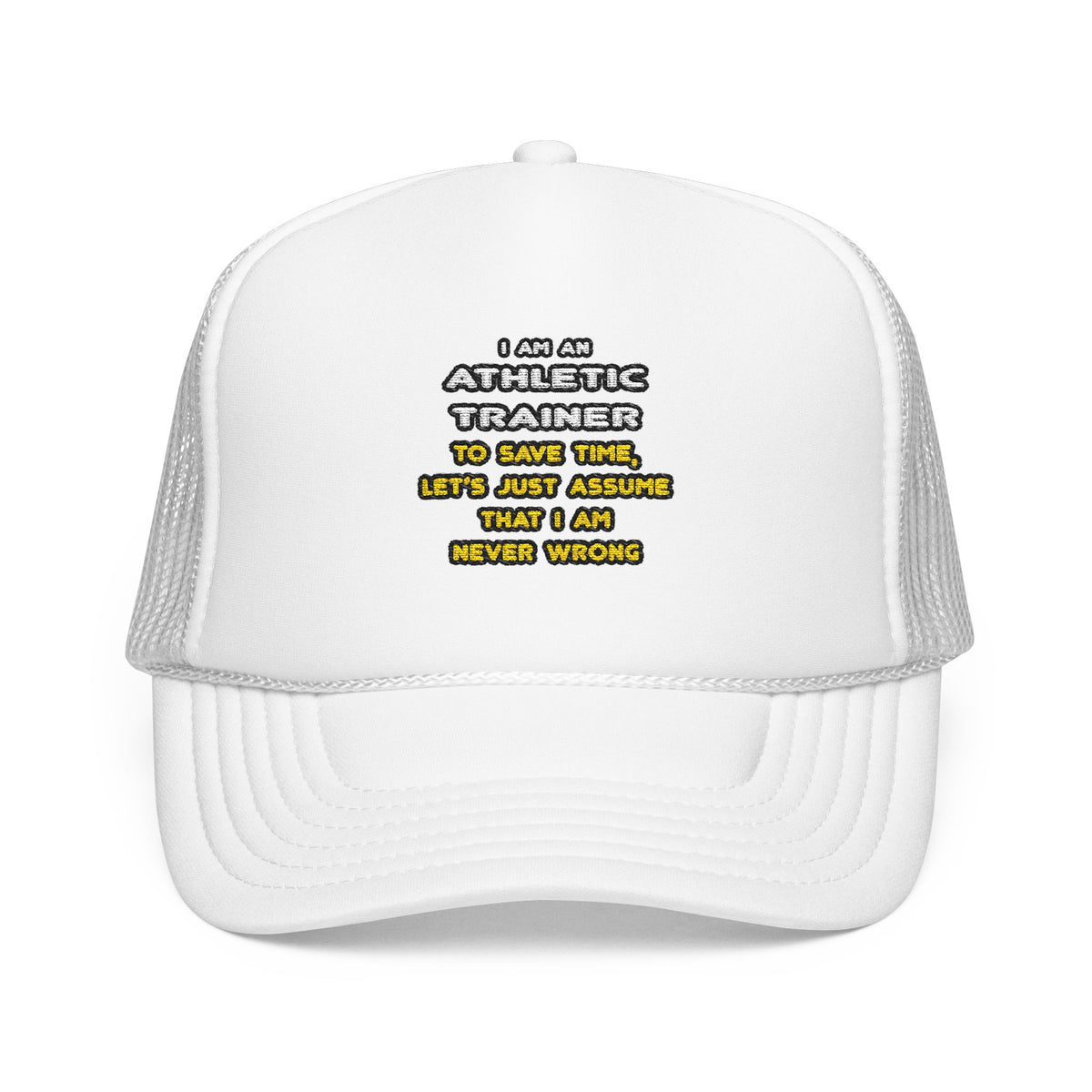 Funny Athletic Trainer T Shirts - Foam Trucker Hat