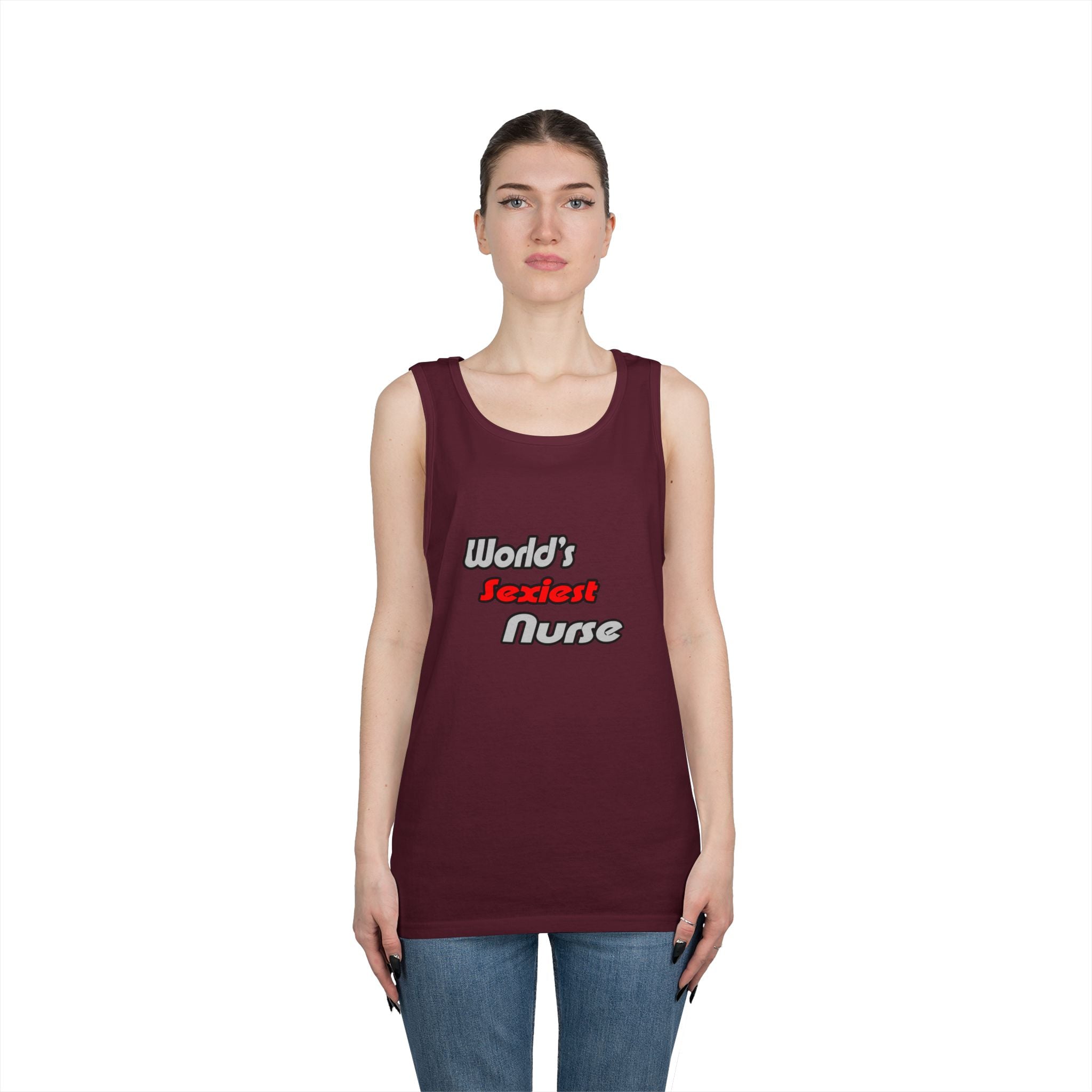 World's Sexiest Nurse - Unisex Heavy Cotton Tank Top