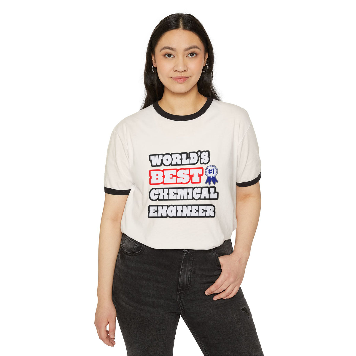 World's Best Chemical Engineer - Unisex Cotton Ringer T-Shirt