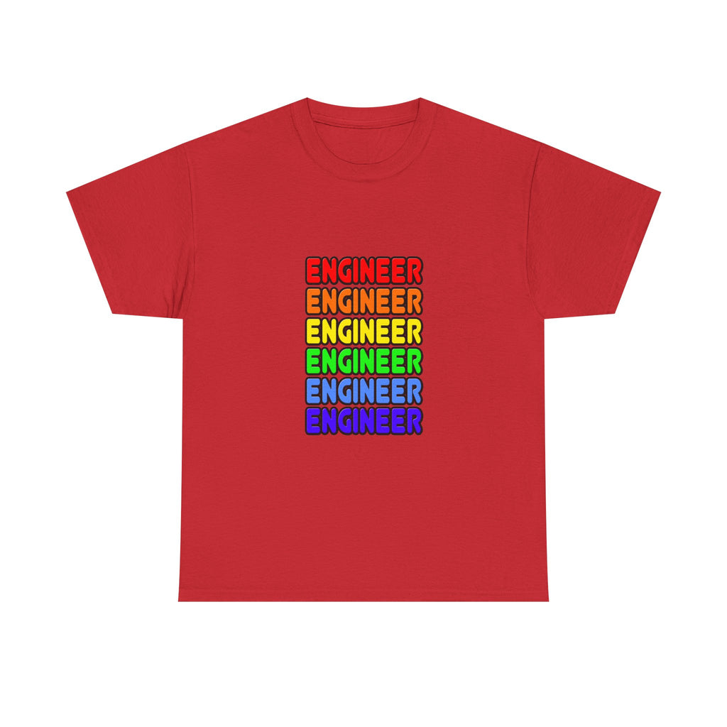 Rainbow Engineer - Unisex Heavy Cotton Tee
