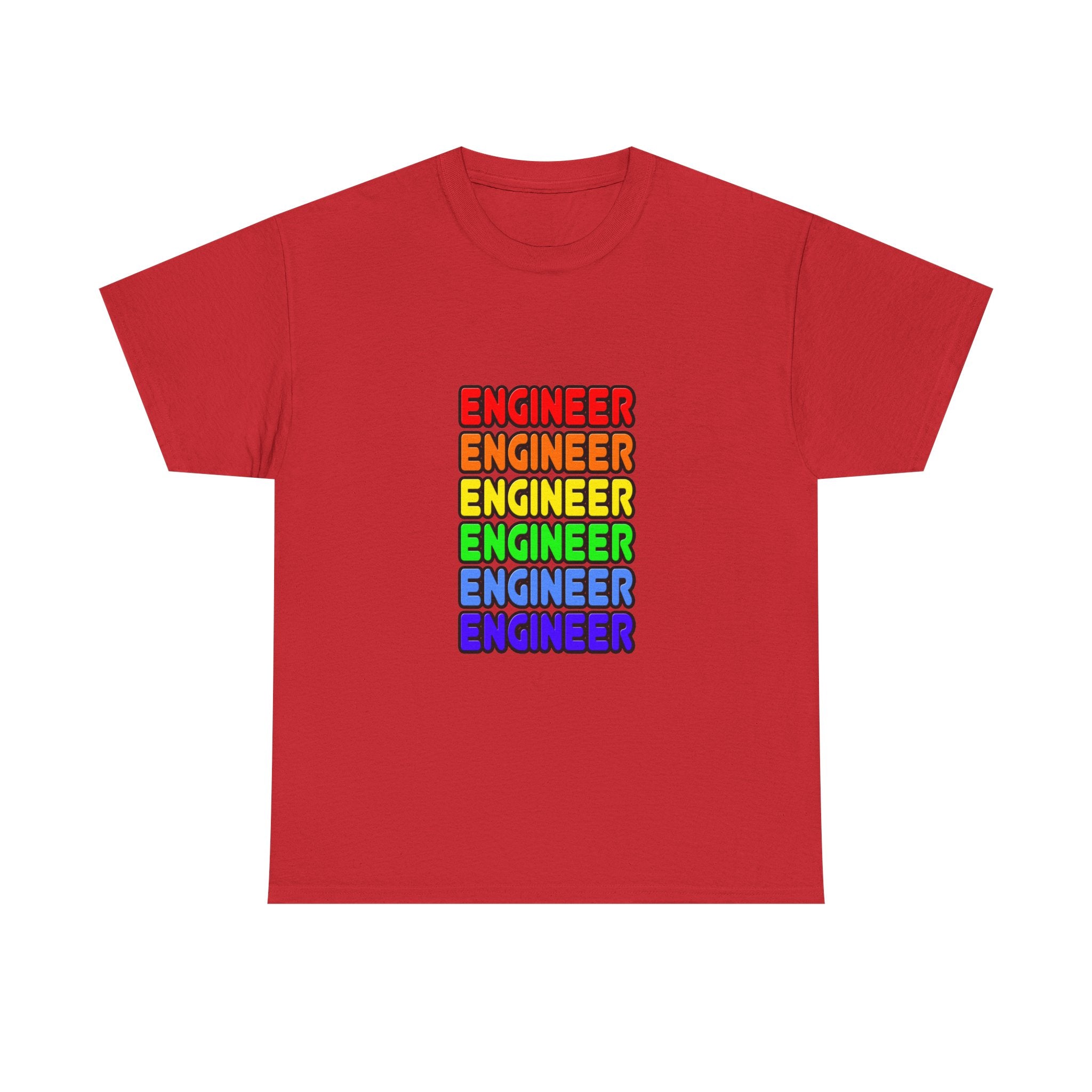 Rainbow Engineer - Unisex Heavy Cotton Tee